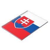 Vlag van Slowakije Notitieboek (Linkerzijde)