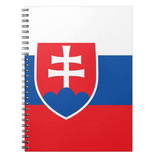 Vlag van Slowakije Notitieboek (Voorkant)