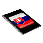 Vlag van Slowakije Notitieboek (Rechterzijde)