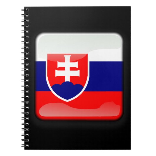Vlag van Slowakije Notitieboek (Voorkant)