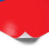 Vlag van Slowakije Perfect Poster (Hoek)