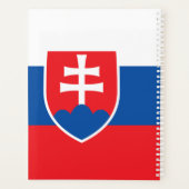Vlag van Slowakije Planner (Achterkant)