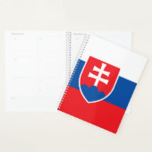 Vlag van Slowakije Planner (Display)