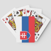 Vlag van Slowakije Pokerkaarten (Achterkant)