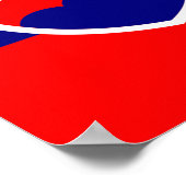 Vlag van Slowakije Poster (Hoek)