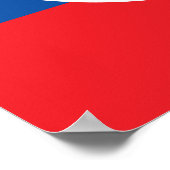 Vlag van Slowakije Poster (Hoek)