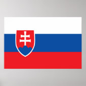 Vlag van Slowakije Poster (Voorkant)