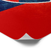 Vlag van Slowakije Poster (Hoek)