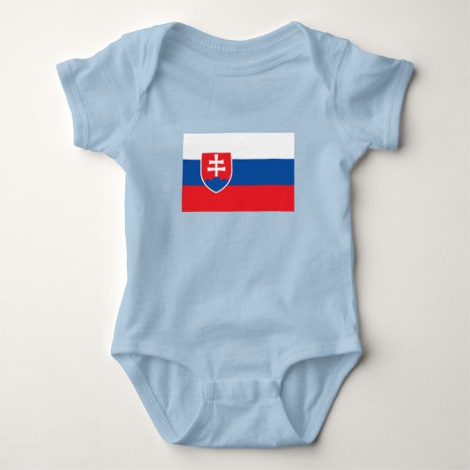 Vlag van Slowakije Romper (Voorkant)