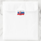 Vlag van Slowakije Ronde Sticker (Tas)