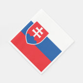 Vlag van Slowakije Servet (Hoek)