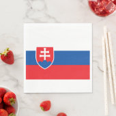 Vlag van Slowakije Servet (Insitu)