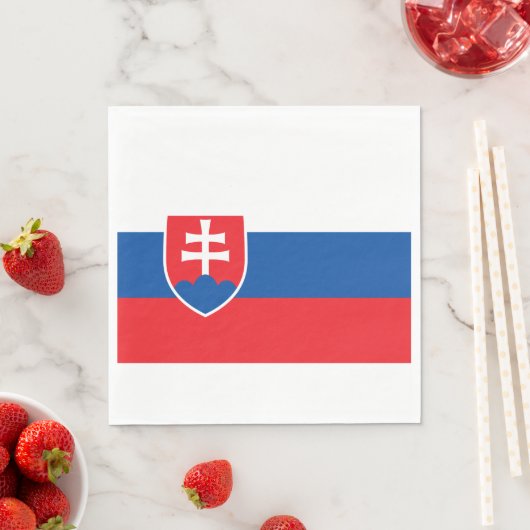 Vlag van Slowakije Servet (Insitu)