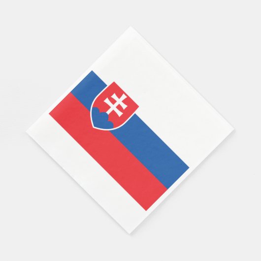 Vlag van Slowakije Servet (Hoek)