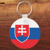 Vlag van Slowakije Sleutelhanger (Voorkant)