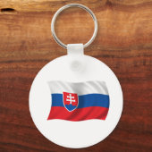 Vlag van Slowakije Sleutelhanger (Voorkant)