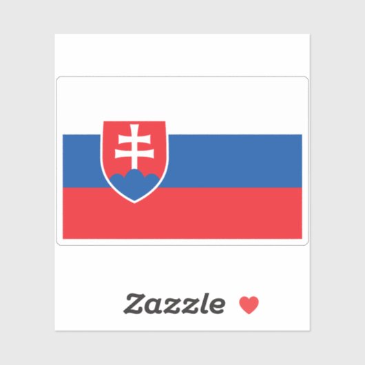 Vlag van Slowakije Sticker (Vel)