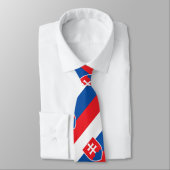 Vlag van Slowakije Stropdas (Gebonden)