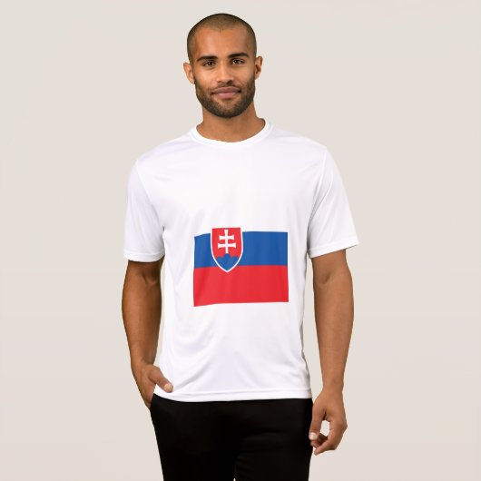 Vlag van Slowakije T-shirt (Voorkant volledig)