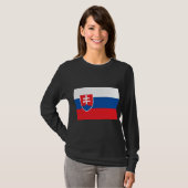 Vlag van Slowakije T-shirt (Voorkant volledig)