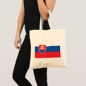 Vlag van Slowakije Tote Bag (Voorkant (product))