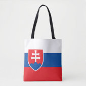 Vlag van Slowakije Tote Bag (Voorkant)