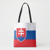 Vlag van Slowakije Tote Bag (Voorkant)