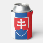 Vlag van Slowakije (verticale variant) Blikjeskoeler (Blikje Voorkant)