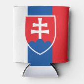 Vlag van Slowakije (verticale variant) Blikjeskoeler (Voorkant)