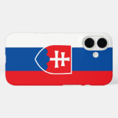 Vlag van Slowakije (verticale variant) Case-Mate iPhone Case (Achterkant (horizontaal))