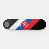 vlag van Slowakije (verticale variant) Persoonlijk Skateboard (Horizontaal)