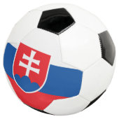 Vlag van Slowakije Voetbal (Drie kwart)