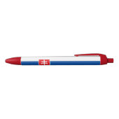Vlag van Slowakije Zwarte Inkt Pen (Bovenkant)