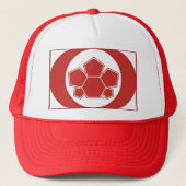 Vlag van Soccer Canada Trucker Pet (Voorkant)