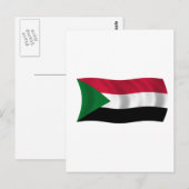 Vlag van Soedan Briefkaart (Voorkant / Achterkant)