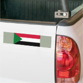 Vlag van Soedan Bumpersticker (Op Truck)