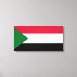 Vlag van Soedan Canvas Afdruk