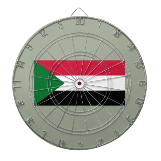 Vlag van Soedan Dartbord (Voorkant)