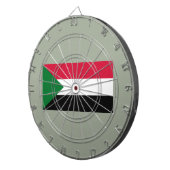 Vlag van Soedan Dartbord (Voorkant Rechts)
