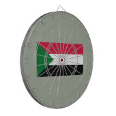 Vlag van Soedan Dartbord (Voorkant Links)