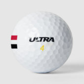 Vlag van Soedan Golfballen (Logo)