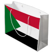 Vlag van Soedan Groot Cadeauzakje (Achterkant Gekanteld)