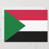 Vlag van Soedan Kaart (Voorkant)