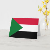 Vlag van Soedan Kaart (Gele Bloem)
