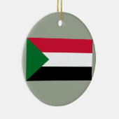 Vlag van Soedan Keramisch Ornament (Rechts)