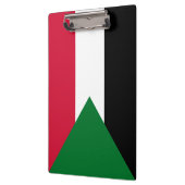 Vlag van Soedan Klembord (Links)