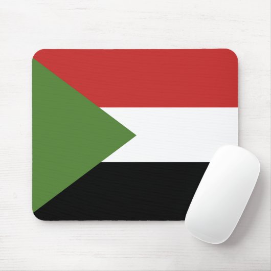 Vlag van Soedan Muismat (Met muis)