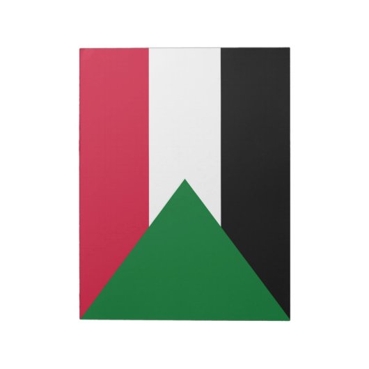 Vlag van Soedan Notitieblok (Linkerzijde)