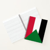 Vlag van Soedan Notitieboek (Binnen)