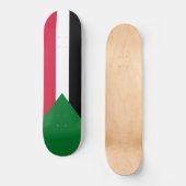 Vlag van Soedan Persoonlijk Skateboard (Voorkant)
